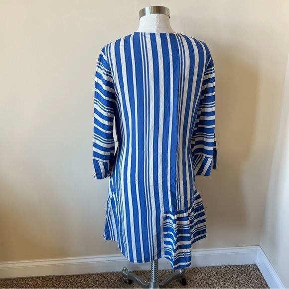 Chinti & Parker stripe parasol woven dress no belt 17627 - Picture 6 of 9